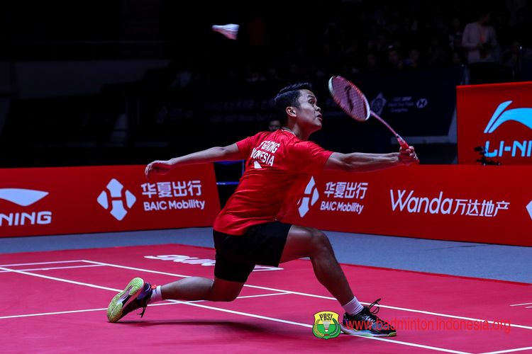 BWF World Tour Finals semifinal, Anthony Ginting Trying to Play Off